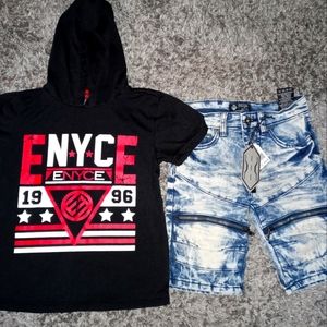 Boy shirt and short set